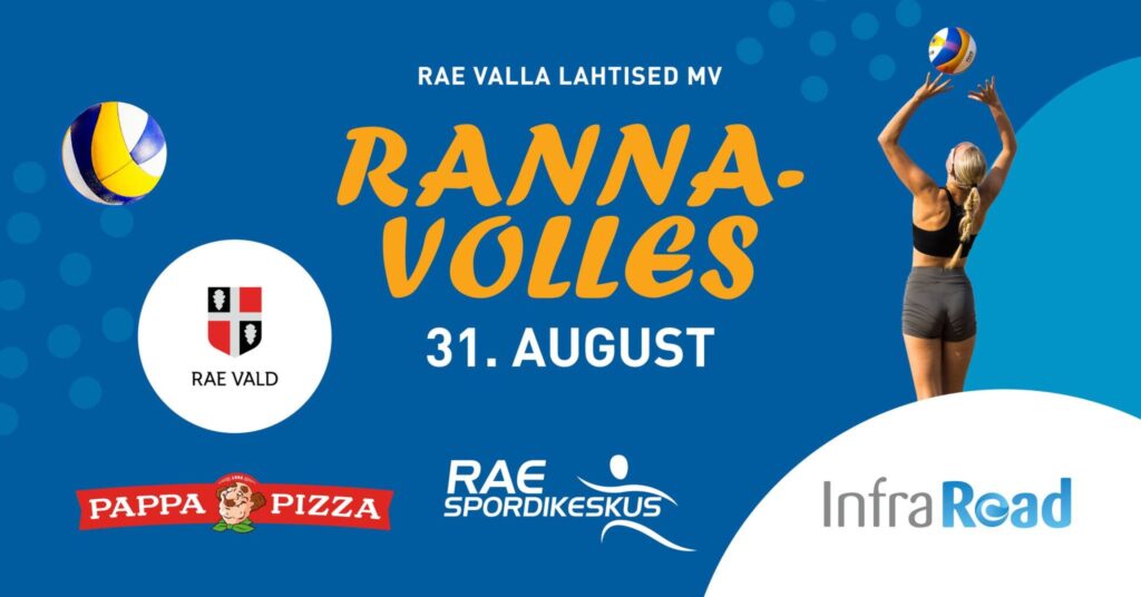 Rae Spordikeskus - Rae Valla lahtised MV rannavolles