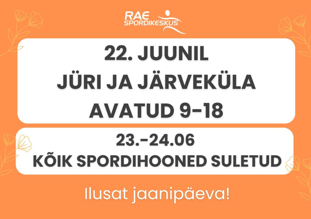 jaanipaev Rae spordikeskus