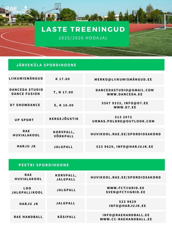 lapsed 1 Rae spordikeskus