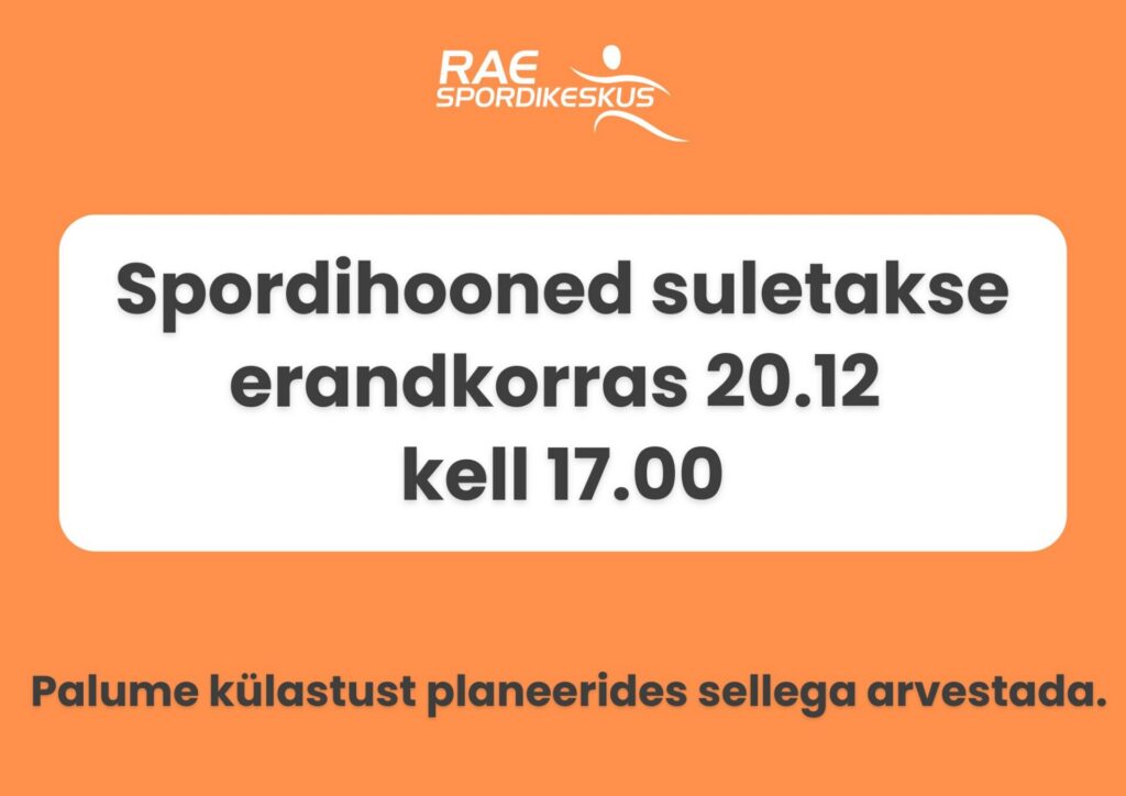 juri 2 1 Rae spordikeskus