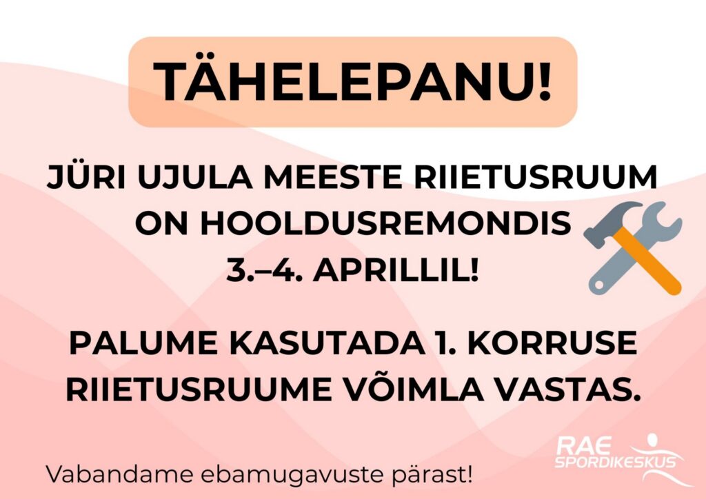 03 04 remonditeade Rae spordikeskus
