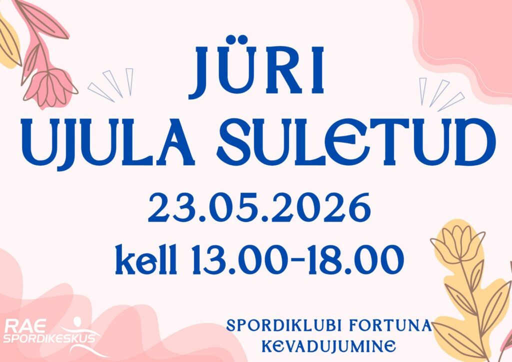 Jüri ujula suletud 23.05.2026 1 Rae Spordikeskus juri ujula 23.05 Rae spordikeskus